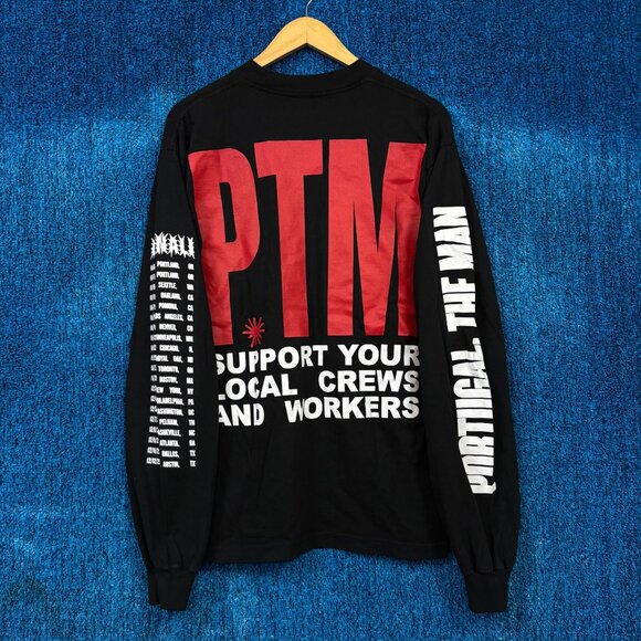 Portugal The Man “Denali” Long Sleeve Graphic Shirt Size Medium - Picture 3 of 4